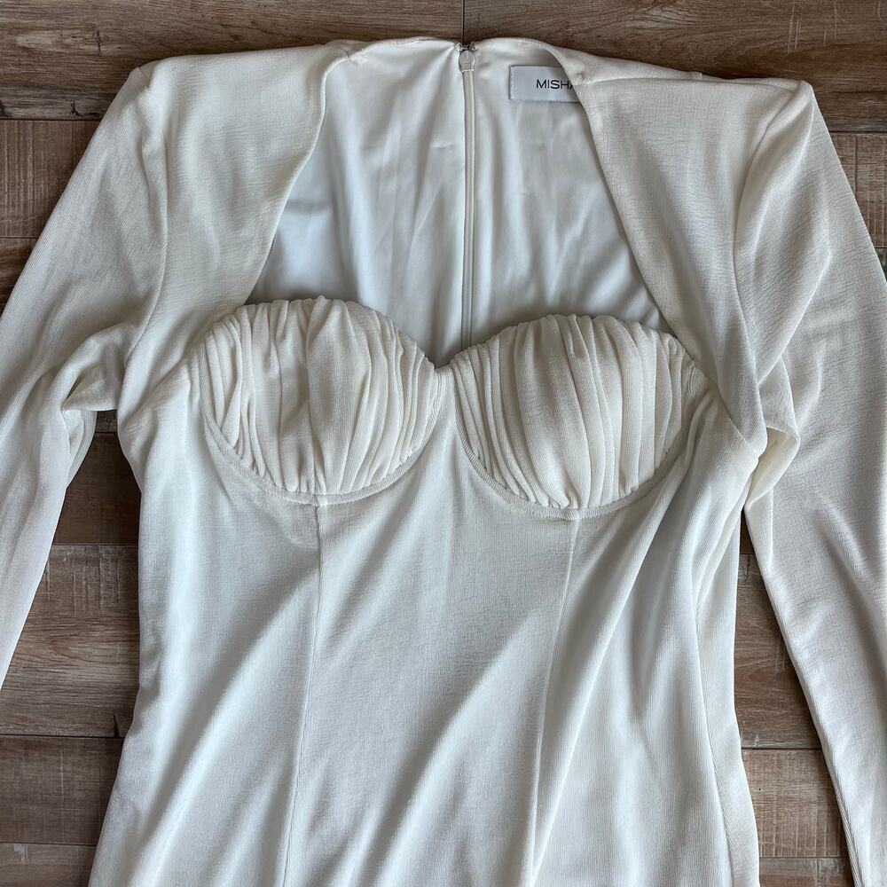 Misha Tara Dress in White Size 12 - Picture 4 of 9